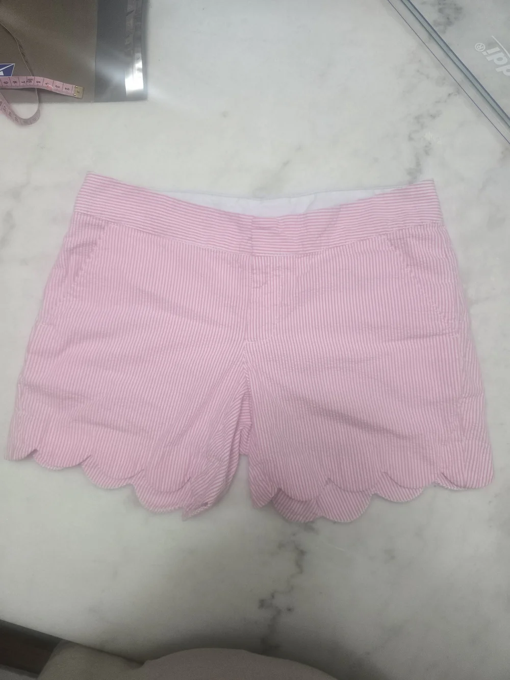 Lilly Pulitzer Light Pink Scallop Hem Shorts - Picture 7 of 7